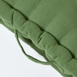 Discount Homescapes Coussin de sol vert - rajput - 40 x 40 cm -