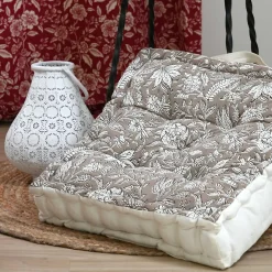 Discount STOF Coussin de sol 45x45x10 cm BIBURY 100% coton