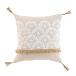 Online Douceur D'Intérieur Coussin déhoussable à pompons 