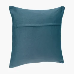 Atmosphera Créateur D'Intérieur Coussin déhoussable coton - bleu canard - 38x38 cm - Atmosphera* Coussin