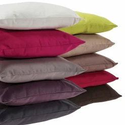 Online Atmosphera Créateur D'Intérieur Coussin déhoussable coton - gris taupe - 38x38 cm - Atmosphera