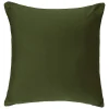 Atmosphera Créateur D'Intérieur Coussin déhoussable coton - vert kaki - 38x38 cm - Atmosphera* Coussin