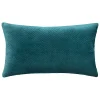 Atmosphera Créateur D'Intérieur Coussin Dolce - velours embossé - bleu canard 38x58 cm - Atmosphera* Coussin