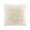 Clearance Douceur D'Intérieur Coussin doux en imitation fourrure avec housse amovible (45x45 cm - Naturel)
