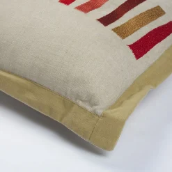 The Deco Factory Coussin en coton motifs rayures multicolore 30x50* Coussin