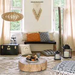 Atmosphera Créateur D'Intérieur Coussin en coton Safari ivoire 38x58 cm - Atmosphera* Coussin