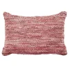 The Deco Factory Coussin en cuir tressé rose poudré 60x40* Coussin