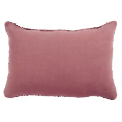The Deco Factory Coussin en cuir tressé rose poudré 60x40* Coussin