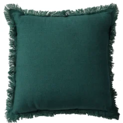 Deko & Co Coussin en lin, bords effilés 'Deko&co'* Coussin