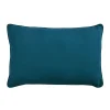 Clearance The Deco Factory Coussin en suédine bleu intense 60x40