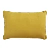 The Deco Factory Coussin en suédine jaune 60x40* Coussin