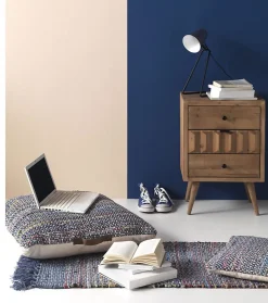 Geese Home Coussin et pouf en coton et polyester 75x75 cm* Coussin De Sol