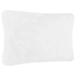 Atmosphera Créateur D'Intérieur Coussin fausse fourrure - blanc 45x30 cm - Atmosphera* Coussin Pour Canapé