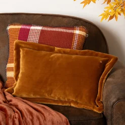 Atmosphera Créateur D'Intérieur Coussin flanelle Cuddly beige lin 30x50cm - Atmosphera* Coussin