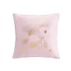 Eden Coussin fleur Bloomy metalise design et moderne* Coussin Pour Canapé