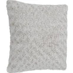 Atmosphera Créateur D'Intérieur Coussin fourrure bouclé gris - 45x45 cm - Atmosphera* Coussin Pour Canapé