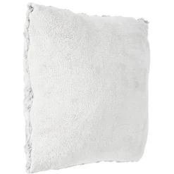 Atmosphera Créateur D'Intérieur Coussin fourrure bouclé gris - 45x45 cm - Atmosphera* Coussin Pour Canapé