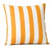 Clearance Home Maison Coussin imperméable déhoussable à rayures ARCACHON (70x70 cm - Jaune)