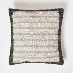Outlet Homescapes Coussin kilim rayé en laine et coton veria, 45 x 45 cm -