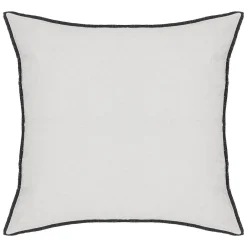 Outlet Atmosphera Créateur D'Intérieur Coussin Linah - coton - blanc - 45x45 cm - Atmosphera