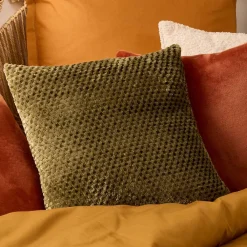 Atmosphera Créateur D'Intérieur Coussin Lyno vert Kaki 40x40cm - Atmosphera* Coussin