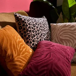 Atmosphera Créateur D'Intérieur Coussin Lynra noir 40x40cm - Atmosphera