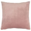 Outlet Atmosphera Créateur D'Intérieur Coussin Ollis rose blush H38x38cm - Atmosphera