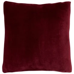 Sale Atmosphera Créateur D'Intérieur Coussin Ollis rouge grenat 38x38cm - Atmosphera