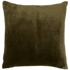 Outlet Atmosphera Créateur D'Intérieur Coussin Ollis vert Kaki 38x38cm - Atmosphera