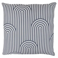 Discount Coussin Opp imprimé géométrique gris foncé L.40 x l.40cm