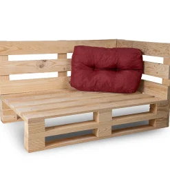 Bananair Coussin palette angle en polyester 60x40 cm Rouge* Coussin Palette