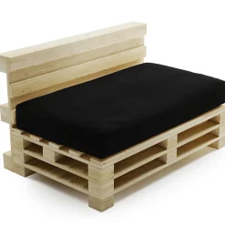 Bananair Coussin Palette Déhoussable Imperméable Assise 120 x 80 cm Noir* Coussin Palette