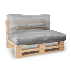 Outlet Bananair Coussin Palette Déhoussable Imperméable 120 x 60 cm Gris foncé