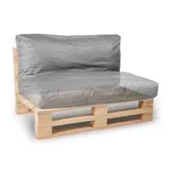 Outlet Bananair Coussin Palette Déhoussable Imperméable 120 x 60 cm Gris foncé