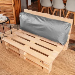 Bananair Coussin Palette Déhoussable Imperméable Dossier 120 x 40 cm Gris foncé* Coussin Palette