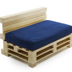 Hot Bananair Coussin Palette Déhoussable Imperméable Assise 120 x 80 cm Bleu