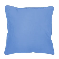 Eden Coussin Passepoil Uni Panama Bleu Azur 60 x 60 cm* Coussin Pour Canapé