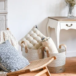 Deko & Co Coussin polochon beige ambroise Ø15 x L.50cm Deco&co* Coussin