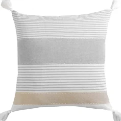 Eden Coussin Pompons dehoussable 60 x 60 cm Iliades* Coussin Pour Canapé