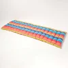 Hot Homescapes Coussin pour banc de jardin 3 places, rayures multicolores -