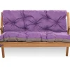 Best Setgarden Coussin pour banc de jardin 100x60x50cm, coussin de banc de jardin Violet, coussin de balançoire extérieur, coussin de jardin