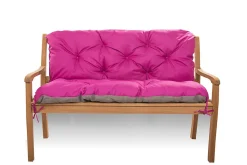 Setgarden Coussin pour banc de jardin 170x60x50cm coussin de banc de jardin 3 places Rosa coussin de balançoire coussin de banc extérieur* Coussin Pour Banc