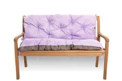 Setgarden Coussin pour banc de jardin 170x60x50cm coussin de banc de jardin 3 places Violet coussin de balançoire coussin de banc extérieur* Coussin Pour Banc