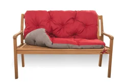 Clearance Setgarden Coussin pour banc de jardin 160x50x40cm coussin de banc de jardin Rouge coussin de balançoire coussin de banc extérieur