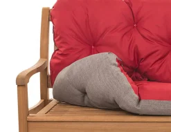 Clearance Setgarden Coussin pour banc de jardin 160x50x40cm coussin de banc de jardin Rouge coussin de balançoire coussin de banc extérieur