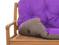 Clearance Setgarden Coussin pour banc de jardin 150x50x50cm coussin de banc de jardin Violet coussin de balançoire coussin de banc extérieur