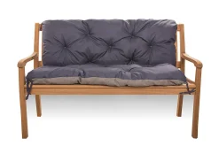 Setgarden Coussin pour banc de jardin 120x50x50cm, coussin de banc de jardin Bleu coussin de banc extérieur, coussin de balançoire