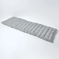 Sale Homescapes Coussin pour banc de jardin 3 places, gris -