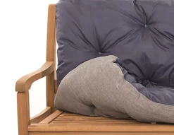 Best Setgarden Coussin pour banc de jardin 120x60x60cm, coussin de banc de jardin Bleu coussin de balançoire coussin de banc extérieur