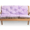 Setgarden Coussin pour banc de jardin 120x60x50cm, coussin de banc de jardin Violet coussin de banc extérieur, coussin de balançoire* Coussin Pour Banc